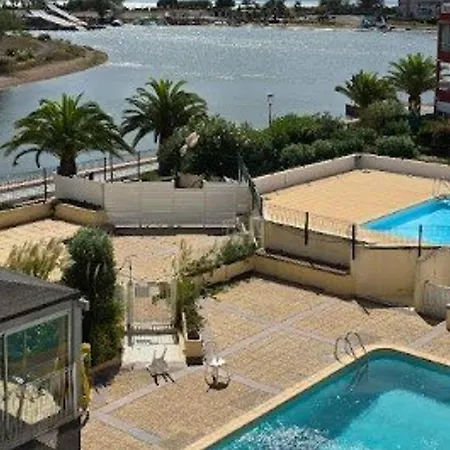 Lejlighed Climatise, Piscine, 4 Pers, Vue Lagon, Cap D'agde - Fr-1-607-209 Agde